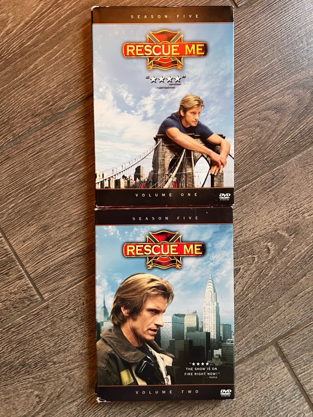 Rescue Me Season Five Volumes One and Two DVD Set Denis Leary TV Series